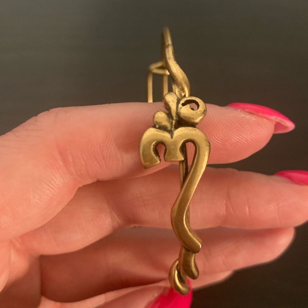 Alex and Ani Gold Om Wrap Bracelet